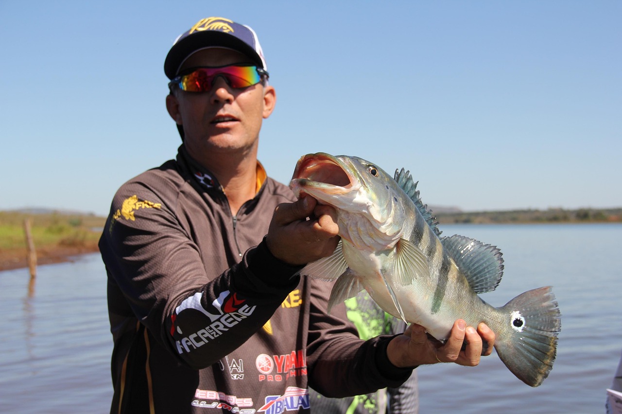 Man holding a fish